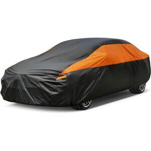 Car Cover for Automobiles All Weather Waterproof, Universal Fit Sedan Dodge